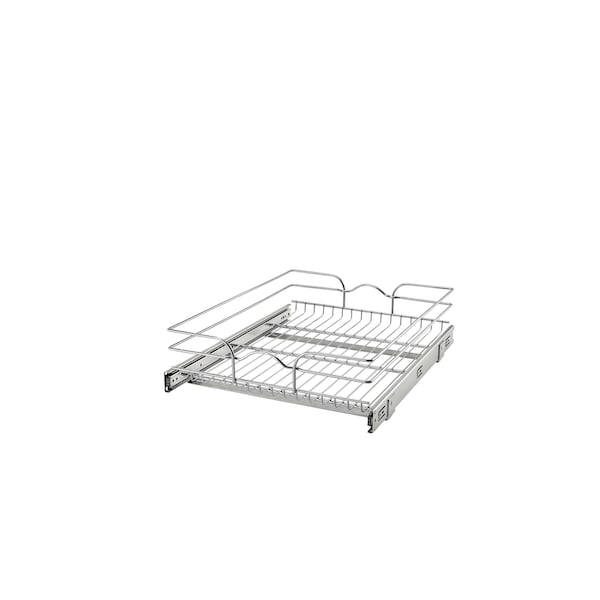 Rev-A-Shelf Steel, Silver, 17.5 in W, 5.56 in H, 22 in D, 22 in L, Silver 5WB1-1822CR-1 - main